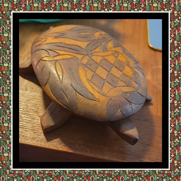 Handmade Other - Handmade Wood Carved Trinket Box